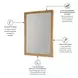Maplewood Warm Maple Rectangular Dresser Mirror