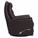 Novara Milan Brown Leather Swivel Glider Recliner