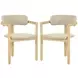 Sedona Natural Round Outdoor Dining Room Set