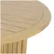Sedona Natural 59" Round Outdoor Dining Table