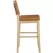 Reid Sand Vegan Leather Upholstered Bar Chair Set of 2