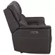 Eldridge Steamboat Brown Leather 86" Zero Gravity Power Reclining Sofa with USB Charging