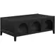 Fitzgerald Black Rectangular Coffee Table