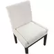 Aubrey Black Upholstered Parsons Chair Set of 2