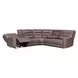 Lawson Sydney Brunette Modular Zero Gravity Power Reclining Sectional with Adjustable Headrest and USB Charging