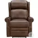 Gabby Worthington Cognac Power Recliner with Power Headrest And Lumbar