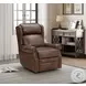 Gabby Worthington Cognac Power Recliner with Power Headrest And Lumbar