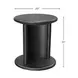Gabrielle Black Round End Table