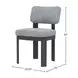 Gabrielle Black Upholstered Side Chair Set of 2