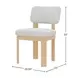 Gabrielle Light Oak Upholstered Side Chair Set of 2