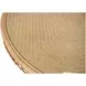 Gabrielle Natural Rattan 60" Dining Table With Decorative Apron And Glass Top