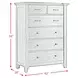 Joseph Chestnut 6 Drawer Chest