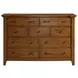 Joseph Chestnut 9 Drawer Dresser