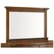 Joseph Chestnut 9 Drawer Dresser and Rectangular Mirror