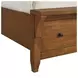 Joseph Chestnut Queen Sleigh Storage Bed