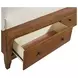 Joseph Chestnut Queen Sleigh Storage Bed