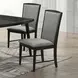 Skyline Gray Upholstered Dining Side Chair Set of 2