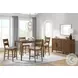 Koloa Honey Extendable Leg Counter Height Gathering Dining Room Set