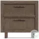 Casa Paros Playa 2 Drawer Nightstand with USB Charging