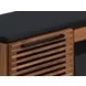 Graceland Bourbon and Black 69" TV Stand with Fireplace