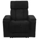 Phoenix Cabot Ebony Zero Gravity Power Recliner with LED and USB Charging