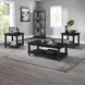 Cade Black 3 Piece Occasional Table Set