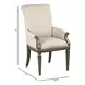 Savona Versaille Painted Upholstered Camille Arm Chair with Nailhead Trim Set of 2