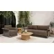 Meredith Brown Upholstered Outdoor Accent Chair