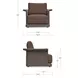 Meredith Brown Upholstered Outdoor Accent Chair