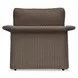 Meredith Brown Upholstered Outdoor Accent Chair