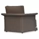 Meredith Brown Upholstered Outdoor Accent Chair