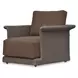 Meredith Brown Upholstered Outdoor Accent Chair