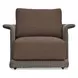 Meredith Brown Upholstered Outdoor Accent Chair