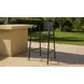 Zola Dark Brown Outdoor Counter Height Chair
