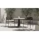 Zola Dark Brown Outdoor Dining Chair Set of 2