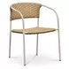 Zola Natural Outdoor Dining Chair Set of 2