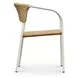 Zola Natural Outdoor Dining Chair Set of 2