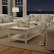 Geneva Distressed White Rectangular Occasional Table Set