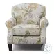 Celadon Flora Powder Rolled Arms Accent Chair