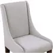 Auburn White Upholstered Arm Chair Set of 2