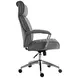 DC 602 SFGR Softy Gray Upholstered Tall Swivel Desk Chair