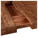 Grassroots Warm Earth Tone Extendable 100" Dining Table
