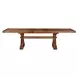 Grassroots Warm Earth Tone Extendable 100" Dining Table