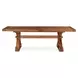 Grassroots Warm Earth Tone Extendable 100" Dining Table