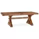 Grassroots Warm Earth Tone Extendable 88" Dining Table