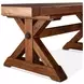 Grassroots Warm Earth Tone Extendable 88" Dining Table