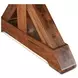 Grassroots Warm Earth Tone Extendable 88" Dining Table