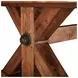 Grassroots Warm Earth Tone Extendable 88" Dining Table