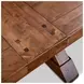 Grassroots Warm Earth Tone Extendable 88" Dining Table