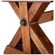 Grassroots Warm Earth Tone Extendable 88" Dining Table